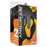 Excellent Power Prostate Plug with Love Ring Black 4.5 Inches Prostate Toys